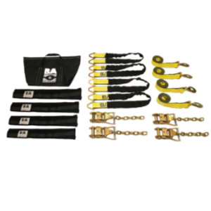 Protected: Soft Tie-Down Kit with Axle Straps and Chain Ratchets